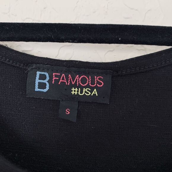 B Famous Maxi Dress Women S Black Green Yellow Stripe Stretch Flowy Vacation - Picture 4 of 9